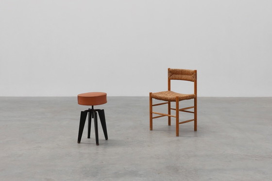 Image 1 of Taburete Clemenceau icónico de André Domin y Marcel Genevière, Francia 1957