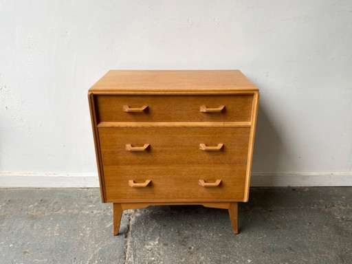 1950’s Mid-Century G Plan / E Gomme ‘Brandon’ oak chest drawers
