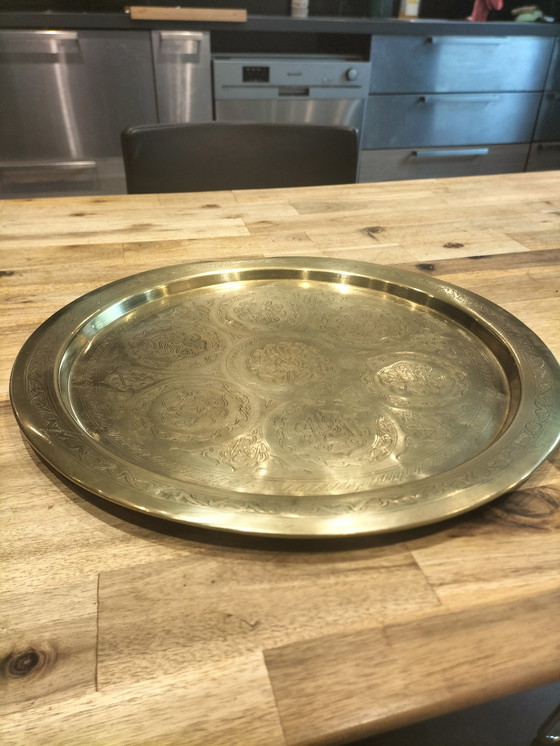 Image 1 of Wunderschönes Teetablett aus Messing