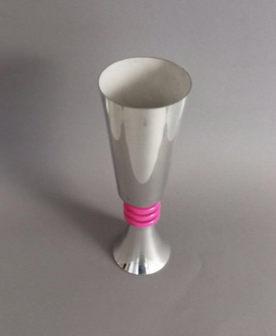 Image 1 of Coppia di vasi di design brutalista/futuristico della Hungarian Industrial Arts Company, anni '70 (Tamás Borsfay?).