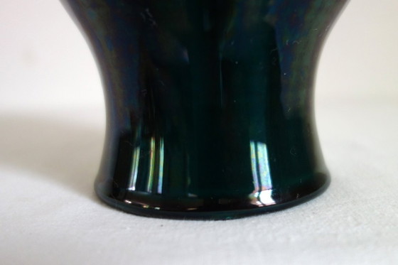 Vaso brocca in ceramica Accolay, anni '60, Accessori da tavola, Verde, Vintage (foto 10 di 12)