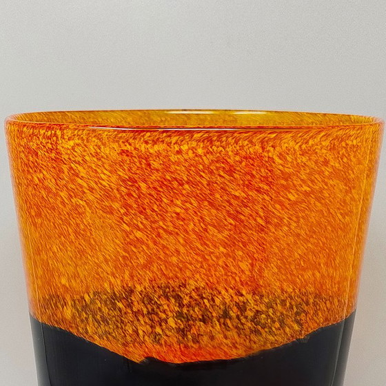 Erstaunliche Vase aus den 1970er Jahren von Ca' dei Vetrai aus Murano-Glas. Hergestellt in Italien (photo 10 of 11)