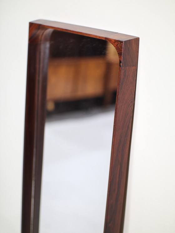 Image 1 of Mirror Niels Clausen Rosewood Danish Vintage