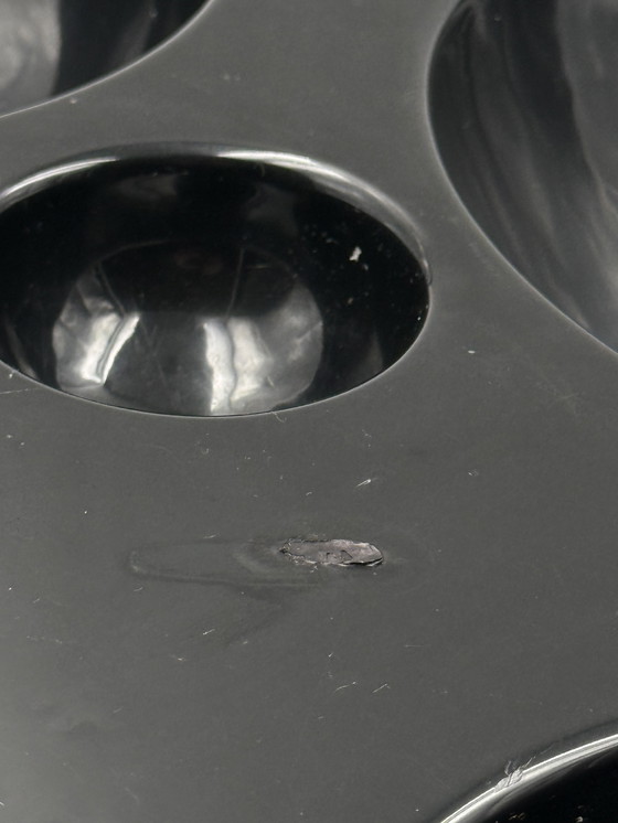 Image 1 of Mod. de l'ère spatiale Centre de table noir "Something Else", Mario et Marcello Mariotti pour ASEA, Italie, 1970