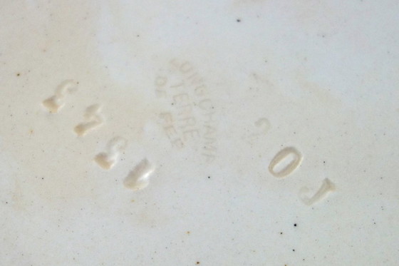 Image 1 of Sottopentola Longchamp art nouveau dei primi del Novecento in terracotta