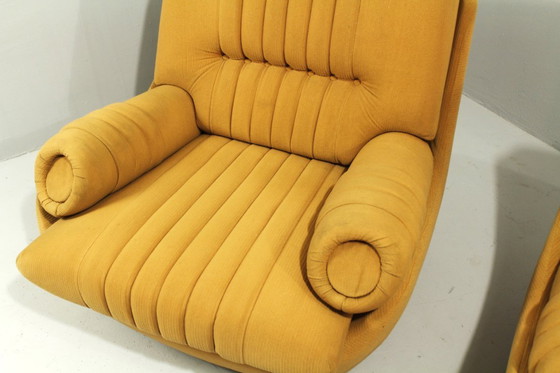 Image 1 of Fauteuil lounge Space Age n° 23 de Jitona, années 1970, lot de 2