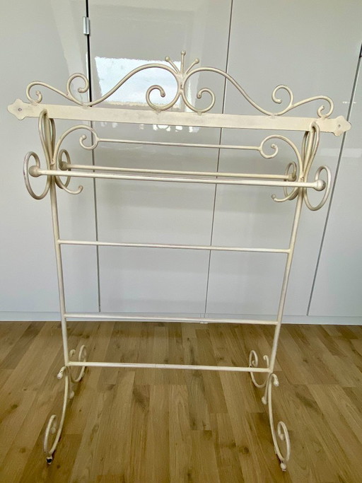 Vintage cast iron towel rack – decoratieve objecten