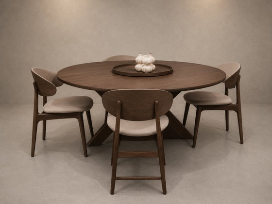 Image 1 of Kristensen - Chaise de salle à manger Ram Wood Comfort Shell – Neuve