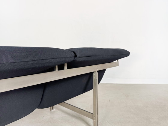 Image 1 of Saporiti Italia Wave Sofa Giovanni Offredi 1970 ontwerp met drie zitplaatsen