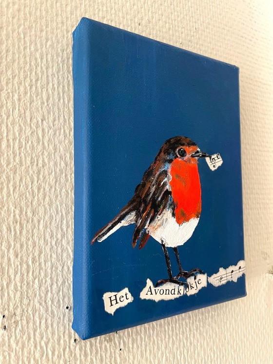 Image 1 of Painting of robin
