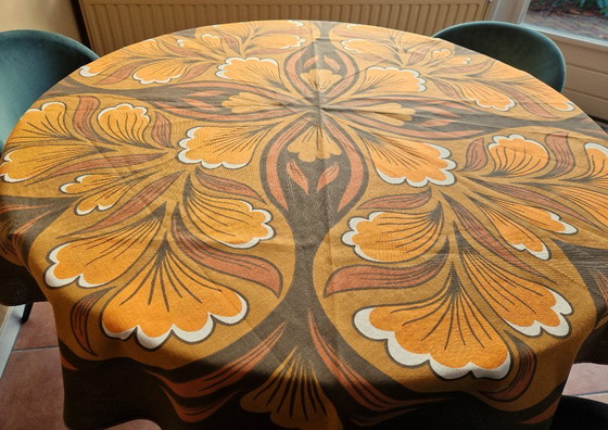 Image 1 of Almedahls Zweden - Vintage tafelkleed - 150 cm - Gemerkt