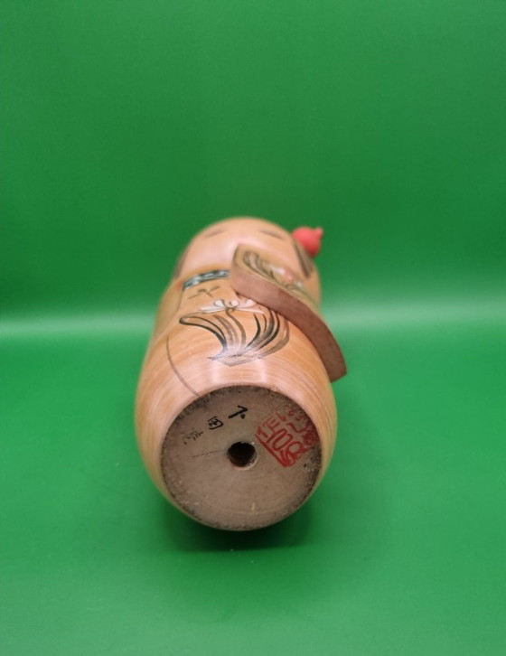 Elegante rara kokeshi di Miyashita Hajime – Oggetti decorativi, Wood (photo 6 of 6)