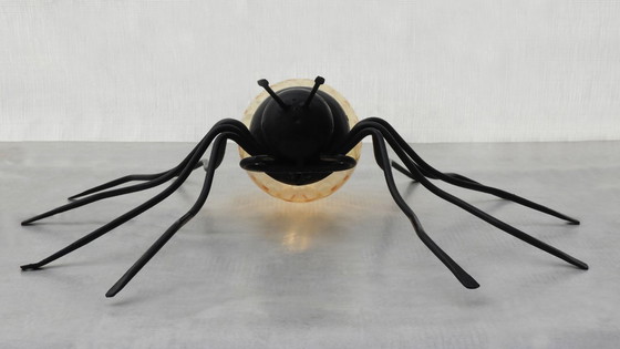 Image 1 of Mid-Century Murano Glass Spider Wall Lamp Sconce c1950s Italy