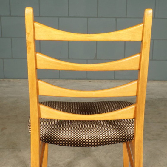 Vintage Eetkamerstoelen – Bähre Mignon Möbel – Jaren 60 – Textile (photo 17 of 18)