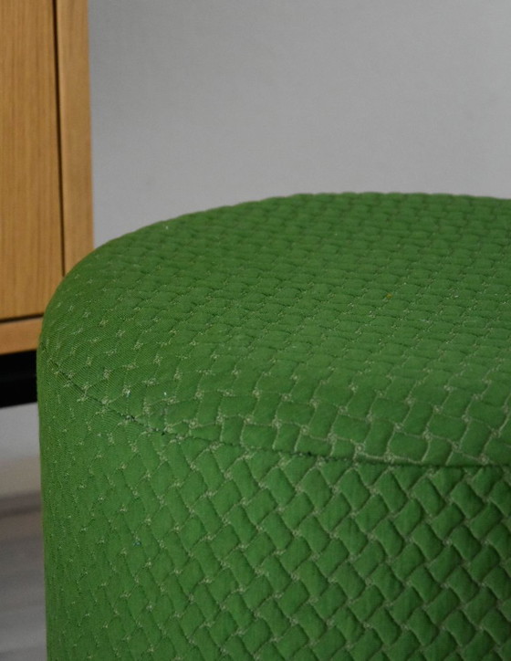 Image 1 of Pouf rotondo verde in tessuto Kvadrat Beans – Ø37cm x H40cm
