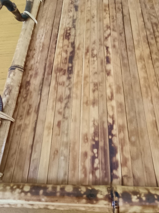 Image 1 of Bamboo and Rattan Service Tray