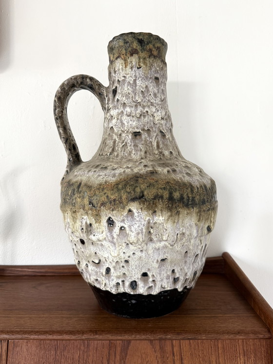 Image 1 of Vintage ceramic fat lava vase, West Germany ‘60