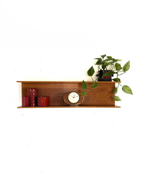 Mensola da parete vintage in teak, Wilhelm Renz '60 – Armadi a muro, Wood (photo 3 of 10)