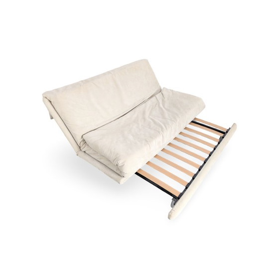 Originele Ligne Roset Multy slaapbank, suède, beige – 2 zitsbanken, Leather (photo 7 of 11)