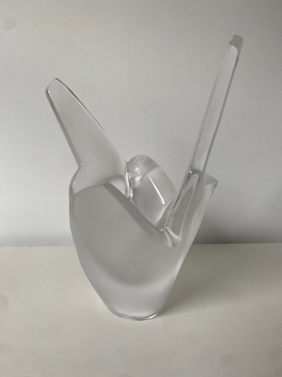 Image 1 of Mid-Century Lalique Crystal "Sylvie" Vase