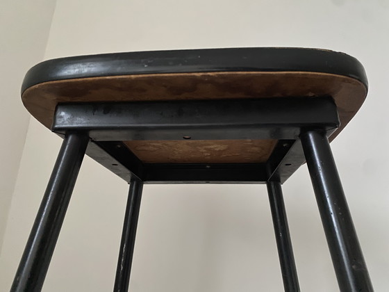 Image 1 of Vintage, mid-century Formica stool, side table, coffee table