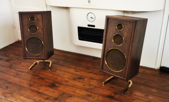 Image 1 of Set di altoparlanti retrò vintage