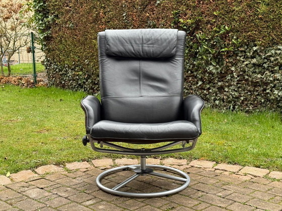 Image 1 of Malung fauteuil van Ikea, 1999, zwart