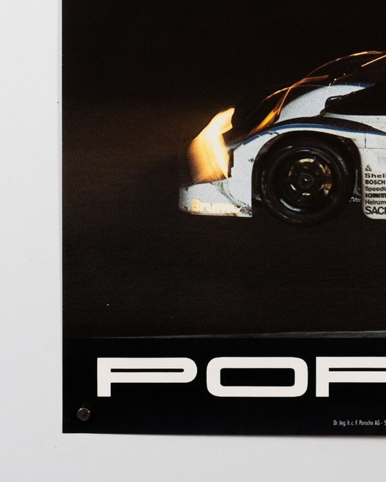 Image 1 of Porsche 24 Stunden Daytona – 1991 – Poster originale Porsche vintage di Susanne Lagally – Sport motoristici moderni – 102x76 cm