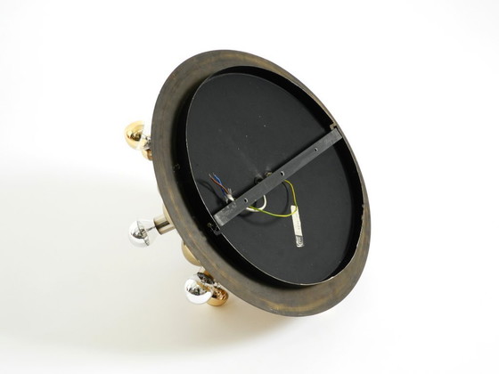 Image 1 of Original 1970s large Cosack Sputnik Space Age ceiling lamp in brass color