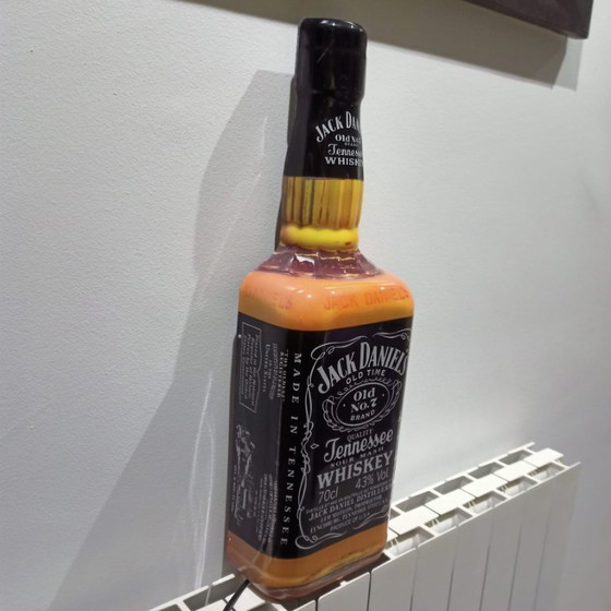 Image 1 of Affiche lumineuse vintage Jack Daniels