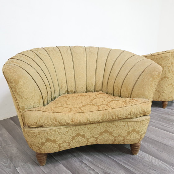 Image 1 of Coppia Di Poltrone Attr. Gio Ponti per Casa & Giardino, anni ’50  Mid-Century