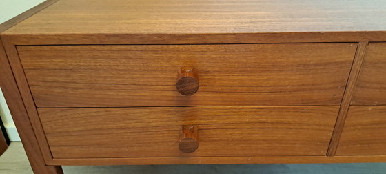 Image 1 of Aparador de teca original Aksel Kjersgaard núm. 480 D.E. Møbler, Dinamarca, ca 1960