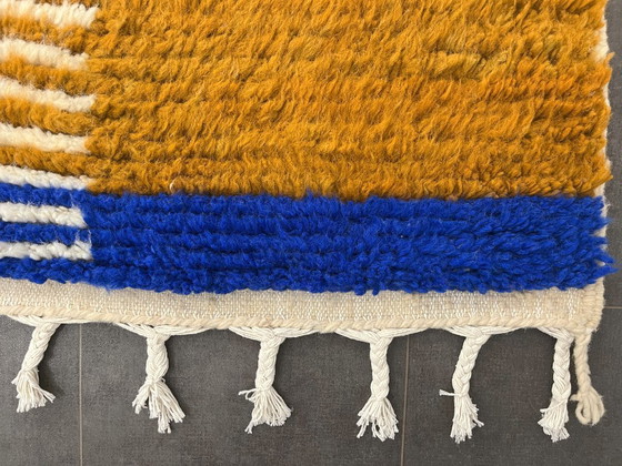 Image 1 of Berber Rug - 296 cm x 206 cm - colored Wool