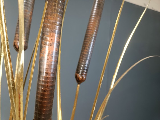 Image 1 of Messing staande lamp van Daniel D'Haeseleer, 1970