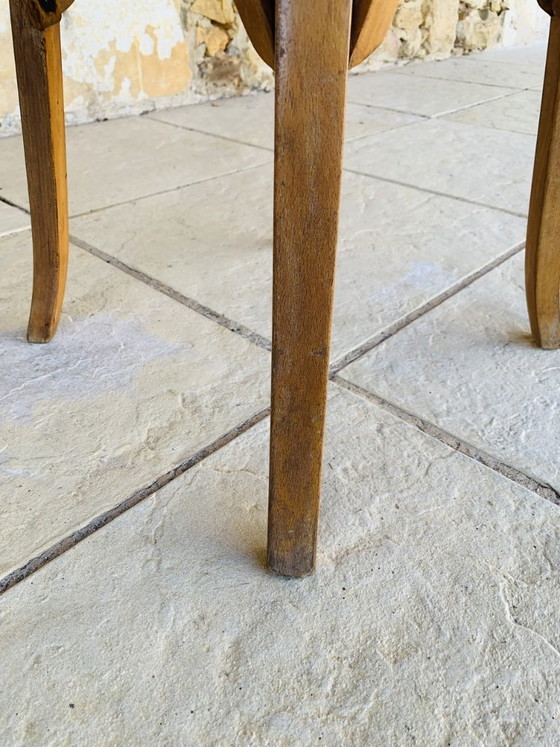 Sgabello vintage in legno curvato di Baumann, circa anni '50 – Sgabelli (photo 12 of 21)