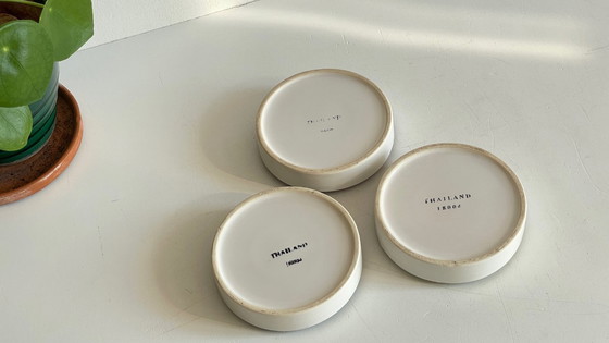 Image 1 of CANDLESTICKS Tealight Holder Crackled Ceramic