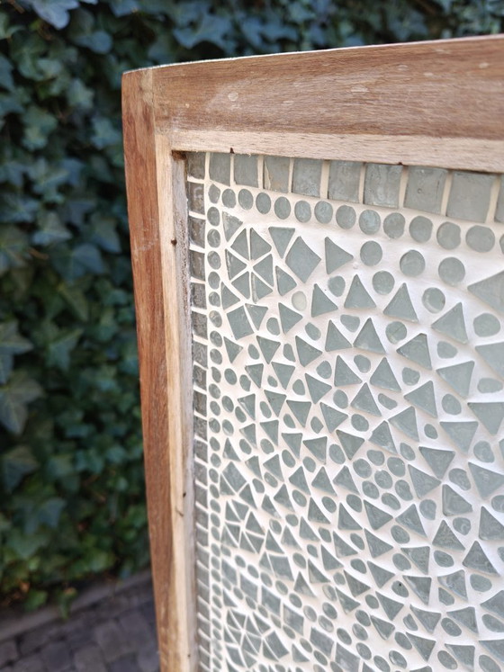 Östliche Mosaik Stehleuchte 120cm – Stehleuchten, Glas, Holz (photo 6 of 6)
