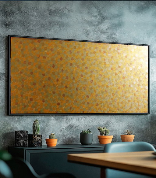 Gold Abstract A1372 - Large Original Painting