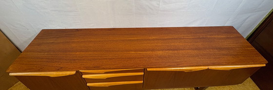 Image 1 of Mid-Century Retro Vintage Teak Sideboard by Stonehill (1960–1970)  A striking and highly functional mid-century teak sideboard b
