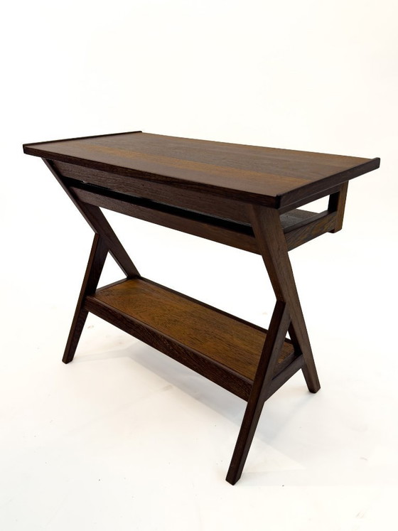 Wengéhouten bijzettafel uit het midden van de vorige eeuw – Wood (photo 14 of 16)