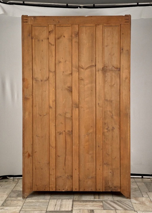 Armoire en bois vintage, années 1930, Tchécoslovaquie