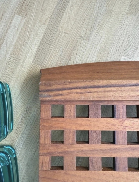 Plateau Dansk par Jens Harald Quistgaard – Accessoires de table, Verre, Bois (photo 9 of 9)