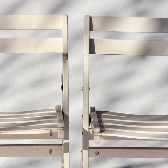 Image 1 of Sedie pieghevoli di design italiano dei Fratelli Reguitti (set di 4)