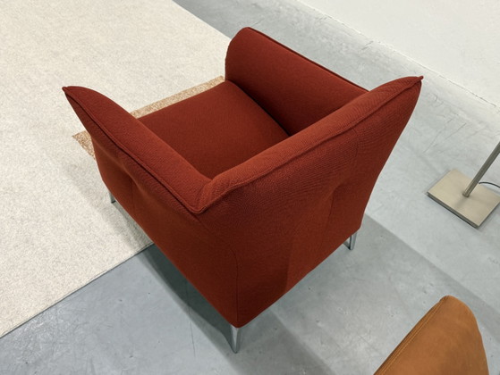 Image 1 of Leolux Mayon armchair red fabric