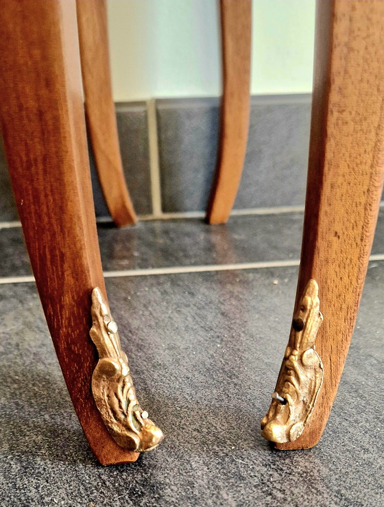 Image 1 of Pair of Louis XV style bedside tables - Rosewood marquetry