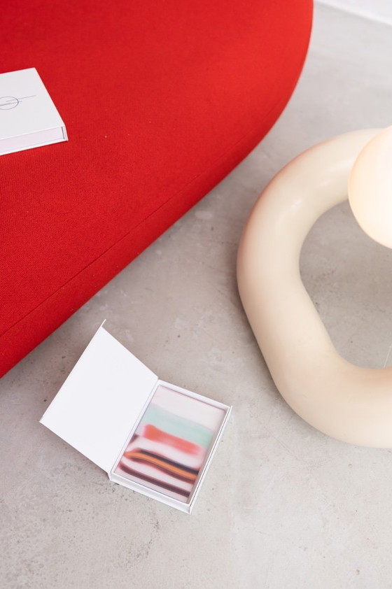 Image 1 of Mini opera d'arte serigrafica multicolore CMYK A6 di Lilxlylilxly