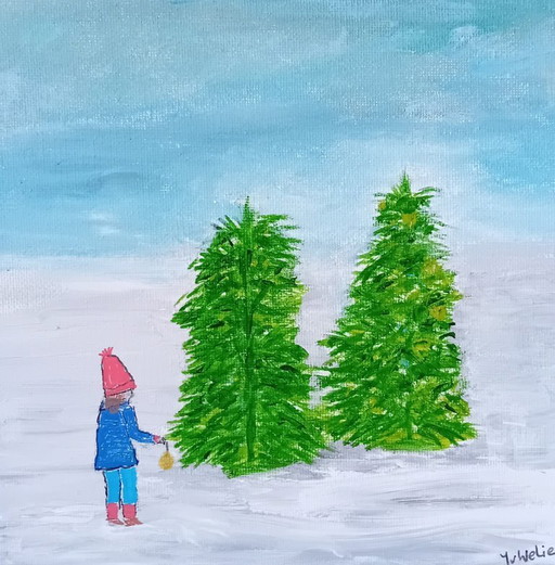 Dipinto natalizio (invernale)