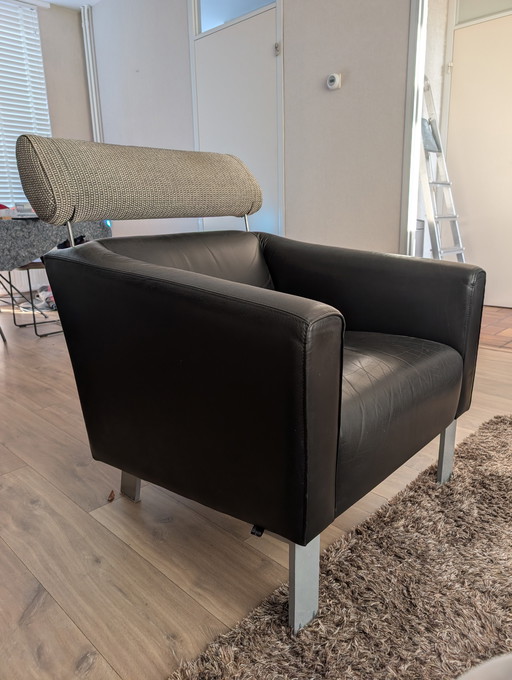 Set of 2 Leolux Patachou armchairs