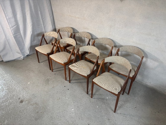 Image 1 of Juego de 8 sillas de comedor modelo 31 — Kai Kristiansen, Dinamarca, década de 1960