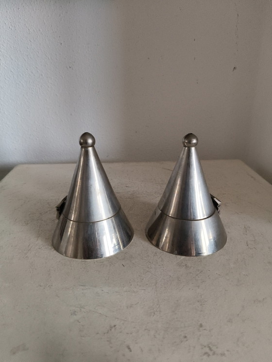 Image 1 of Bougeoirs vintage design postmoderne Memphis Also Rossi style